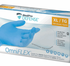 MedPro Defense Omni FLEX Nitrile Exam Glove - P/F, N/S - 100/Box