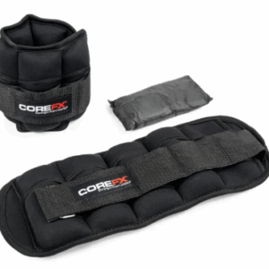 Core Fx Adjustable Ankle Weights, 2 x 5lb pair