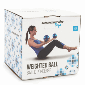 360 Athletics Weighted Yoga/ Pilates Ball, 1kg